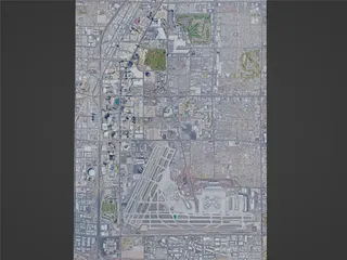 Las Vegas City, Paradise, USA (2023) 3D Model