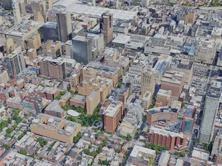 Philadelphia City, USA (2023) 3D Model