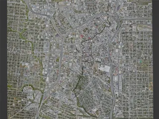 San Antonio City, USA (2023) 3D Model