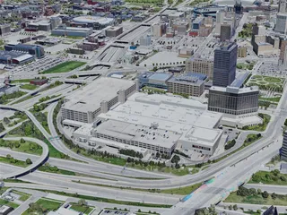 Detroit City, USA (2023) 3D Model