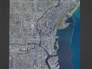 Milwaukee City, USA (2022) 3D Model