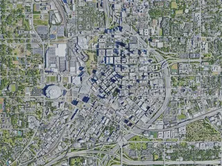 Atlanta City, USA (2023) 3D Model