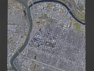 Sacramento City, USA (2023) 3D Model