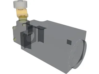 Roller Contact Switch 3D Model