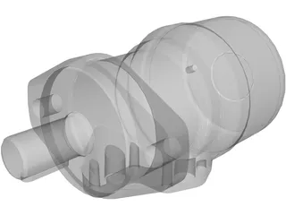 Hydraulic Motor OMR 100 3D Model