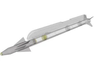 AIM-9X Sidewinder 3D Model