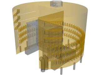 Tube Building 3D Model