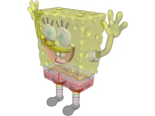 Sponge Bob Square Pants 3D Model