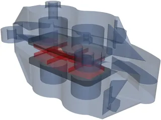 Brembo Brake Caliper 3D Model