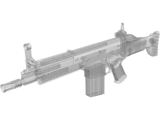 FN SCAR 3D Model