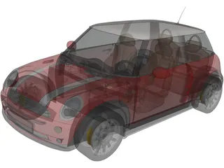 Mini Cooper 3D Model