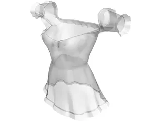 Woman Dress 3D Model