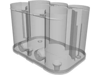 Optima Battery 3D Model