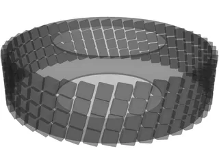 Wheel Tire 3D Model