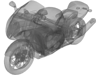 Suzuki Hayabusa 3D Model