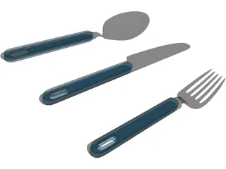 Cutlery 3D Model