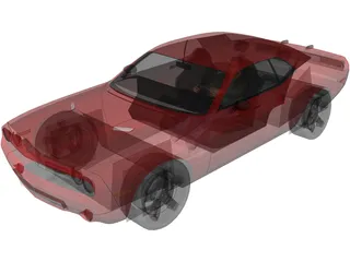 Dodge Challenger RT 3D Model