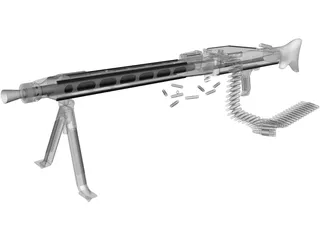 MG 42 3D Model