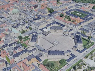 Copenhagen City, Denmark (2023) 3D Model