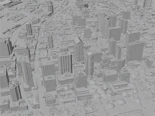 Honolulu City, USA (2023) 3D Model