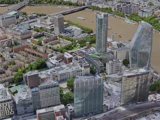 London City, UK (2022) 3D Model