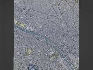 Paris City, France (2023) 3D Model