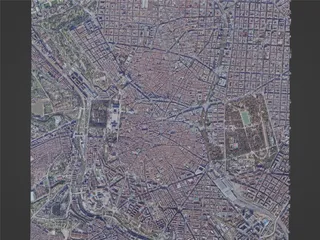 Madrid City, Spain (2022) 3D Model