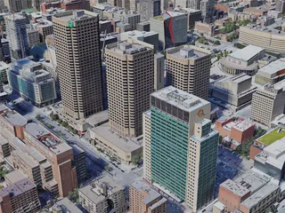 Montreal City, Canada (2022) 3D Model