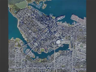 Vancouver City, Canada (2023) 3D Model