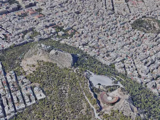 Athens City, Greece (2023) 3D Model