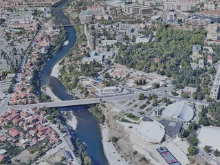 Podgorica City, Montenegro (2023) 3D Model