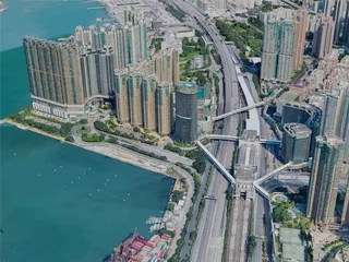 Hong Kong City, China (2023) 3D Model