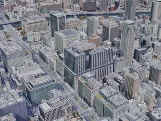 Kyoto City, Japan (2022) 3D Model