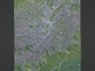 Stuttgart City, Germany (2023) 3D Model