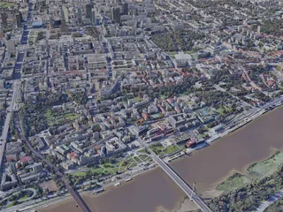 Warsaw City, Poland (2022) 3D Model