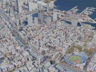 Yokohama City, Japan (2022) 3D Model