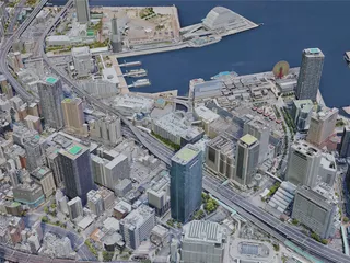 Kobe City, Japan (2022) 3D Model