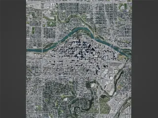 Calgary City, Canada (2022) 3D Model