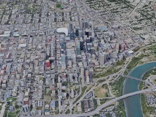 Edmonton City, Canada (2023) 3D Model