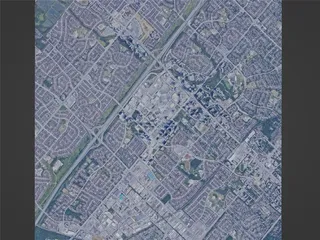 Mississauga City, Canada (2023) 3D Model