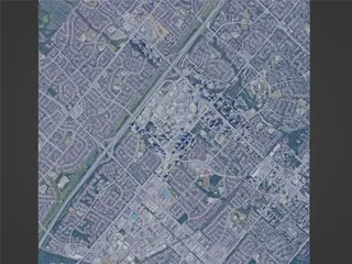 Mississauga City, ON, Canada (2023) 3D Model