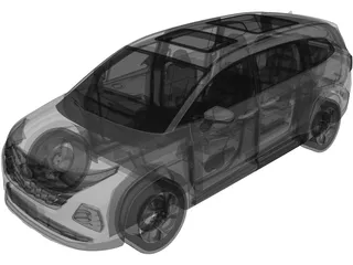 Hyundai Custo (2021) 3D Model