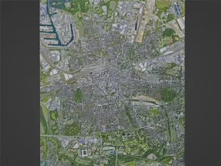 Dortmund City, Germany (2023) 3D Model