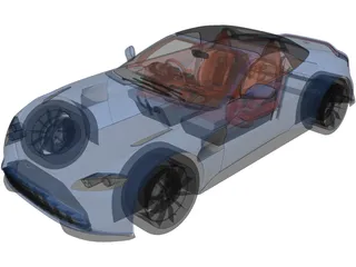 Aston Martin Vantage Roadster (2021) 3D Model