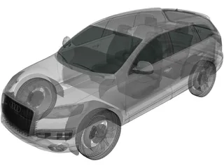 Audi Q7 (2010) 3D Model