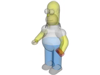 Simpsons Homer 3D Model