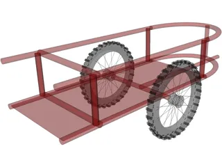 Bike Trailer 3D Model