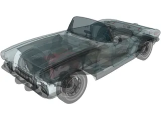Chevrolet Corvette (1961) 3D Model