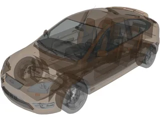 Ford Focus ST 3D Model