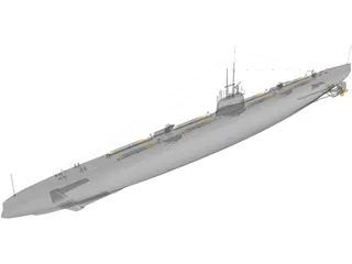 Pantera Bars Submarine 3D Model